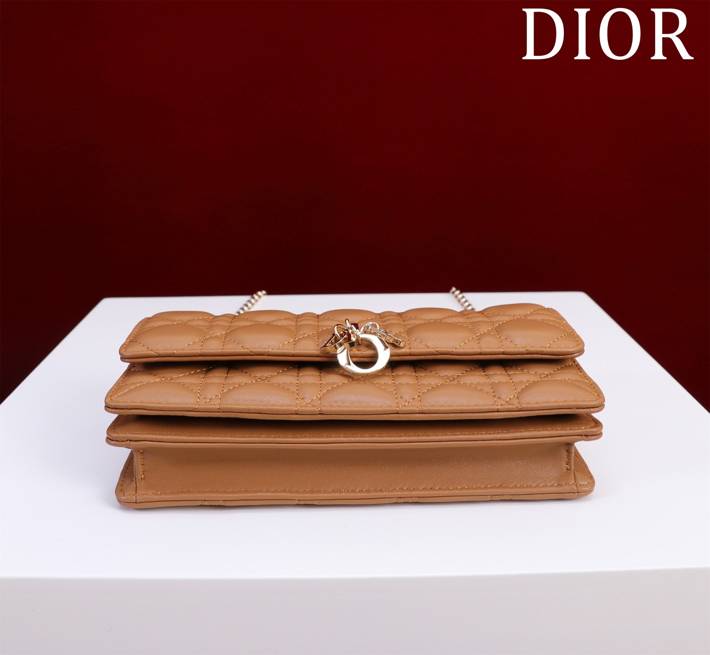 My Dior Mini Bag Tan Cannage Lambskin